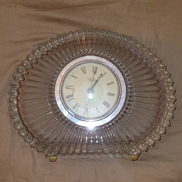 MIKASA DIAMOND FIRE CRYSTAL CLOCK - Picture 1 of 6